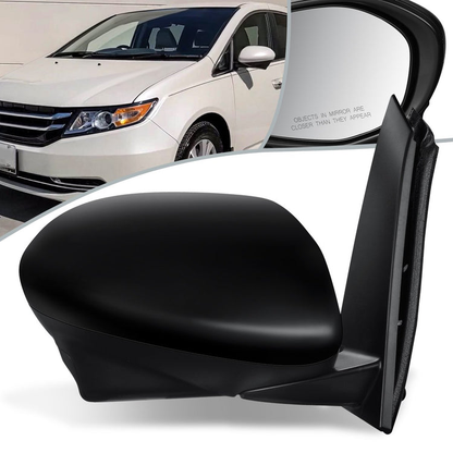RETROVISOR MIRROR - OEM - 11-13 HONDA ODYSSEY - POWERED - HEATED - FOLDING - BLACK - RIGHT