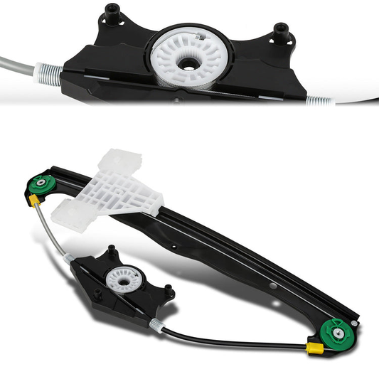 REGULADOR DE VENTANA WINDOW MOTORS & REGULATORS - METALLIC - 06-13 AUDI A3 HATCHBACK - METALLIC - BARE STEEL/PLASTIC