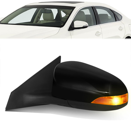 RETROVISOR MIRROR - OE STYLE - TOYOTA AVALON 13-18 - WITH POWER WITH HEATED GLASS WITH SIGNAL WITH MEMORY - DRIVER SIDE - PAINT TO MATCH - BLACK
