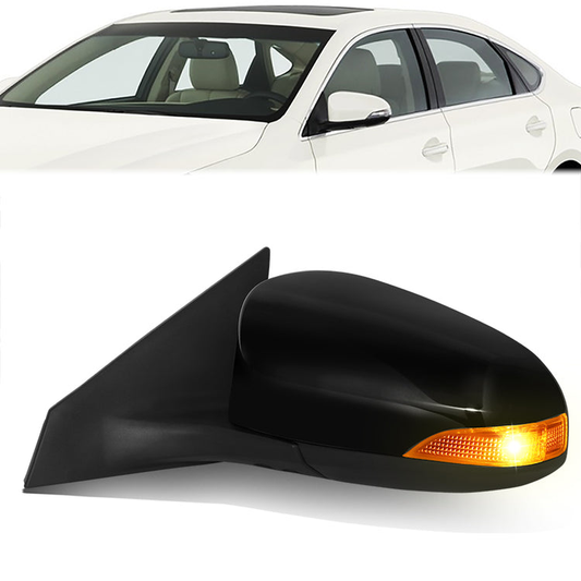 RETROVISOR MIRROR - OE STYLE - TOYOTA AVALON 13-18 - WITH POWER WITH HEATED GLASS WITH SIGNAL WITH MEMORY - DRIVER SIDE - PAINT TO MATCH - BLACK