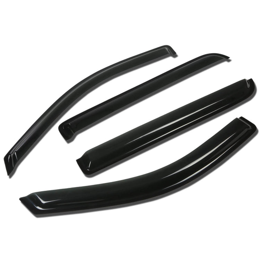 PROTECTOR DE VENTANA WINDOW VISORS - 04-08 FORD F-150 - 4PCS - CREW CAB - DARK SMOKE