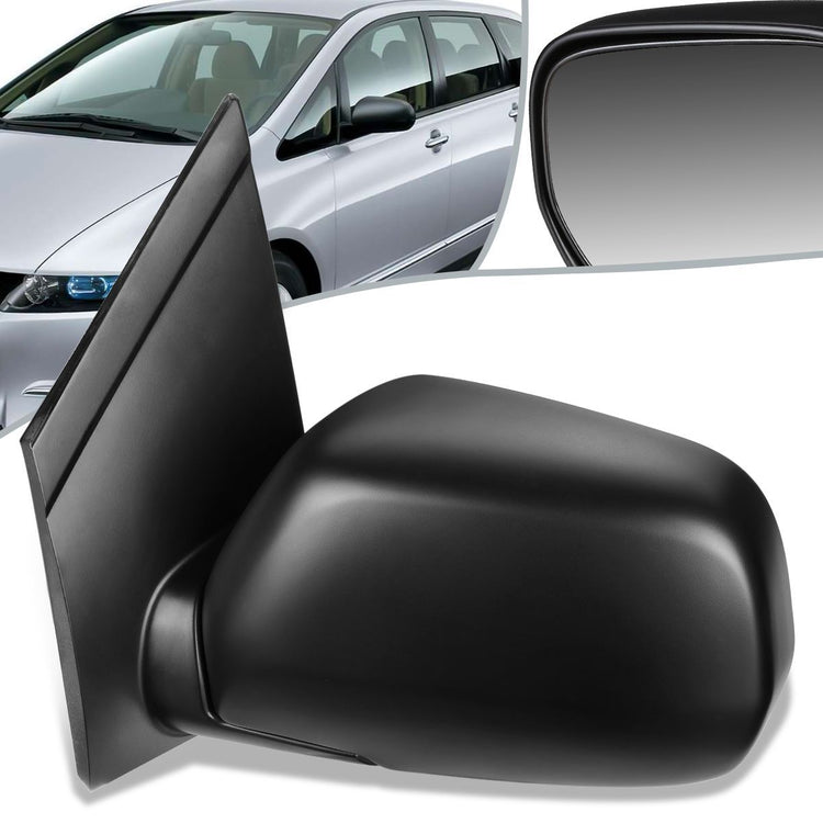 RETROVISOR MIRROR - OEM - 99-04 HONDA ODYSSEY - MANUAL - TEXTURED - BLACK - LEFT