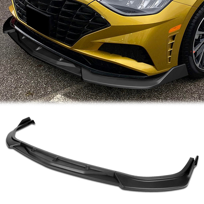 LIP FRONTAL 20-22 HYUNDAI SONATA - REQUIRES DRILLING BUMPER FOR INSTALLATION - 3PC - MATTE BLACK