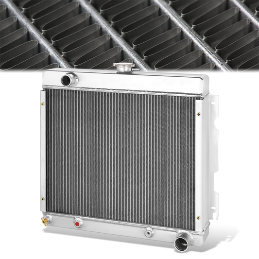 RADIADOR DE ALUMINIO RADIATOR - 4 ROWS - 70-72 DODGE PLYMOUTH (SMALL BLOCK V8 ENGINE)