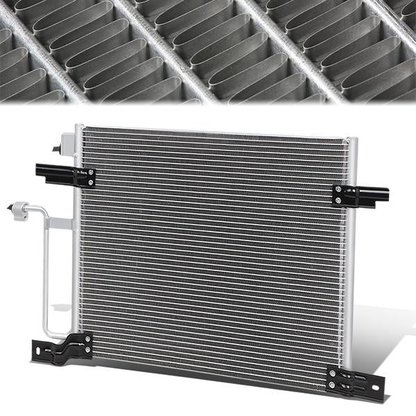 CONDENSADOR 00-04 DODGE DAKOTA - FITS 2.5L, 3.7L, 3.9L, 4.7L, 5.9L ENGINE MODELS - ALUMINIUM