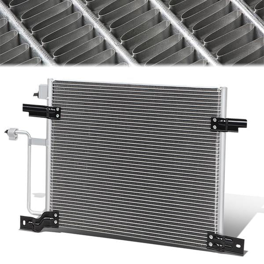 CONDENSADOR 00-04 DODGE DAKOTA - FITS 2.5L, 3.7L, 3.9L, 4.7L, 5.9L ENGINE MODELS - ALUMINIUM