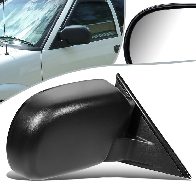 RETROVISOR MIRROR - OEM - 94-97 CHEVY C10, SONOMA - POWERED - FOLDING - TEXTURED - BLACK - RIGHT