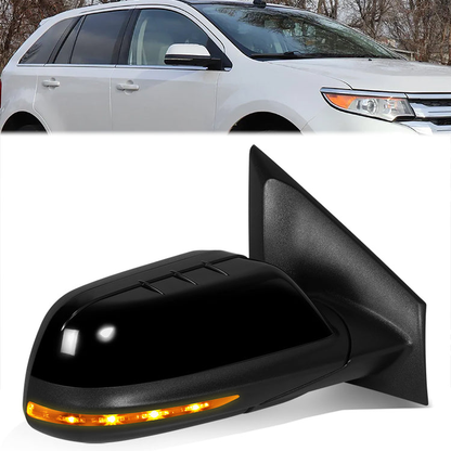 RETROVISOR MIRROR - OE STYLE - FORD EDGE 2012-2014 - WITH MEMORY WITH HEATED WITH BLIND SPOT WITH TURN SIGNAL - PASSENGER RIGHT SIDE - BLACK