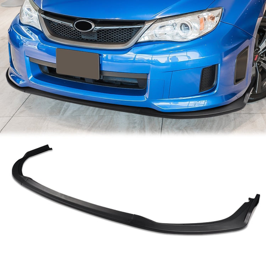 LIP FRONTAL 11-14 SUBARU WRX, WRX STI - REQUIRES DRILLING BUMPER FOR INSTALLATION - 3PC - MATTE BLACK