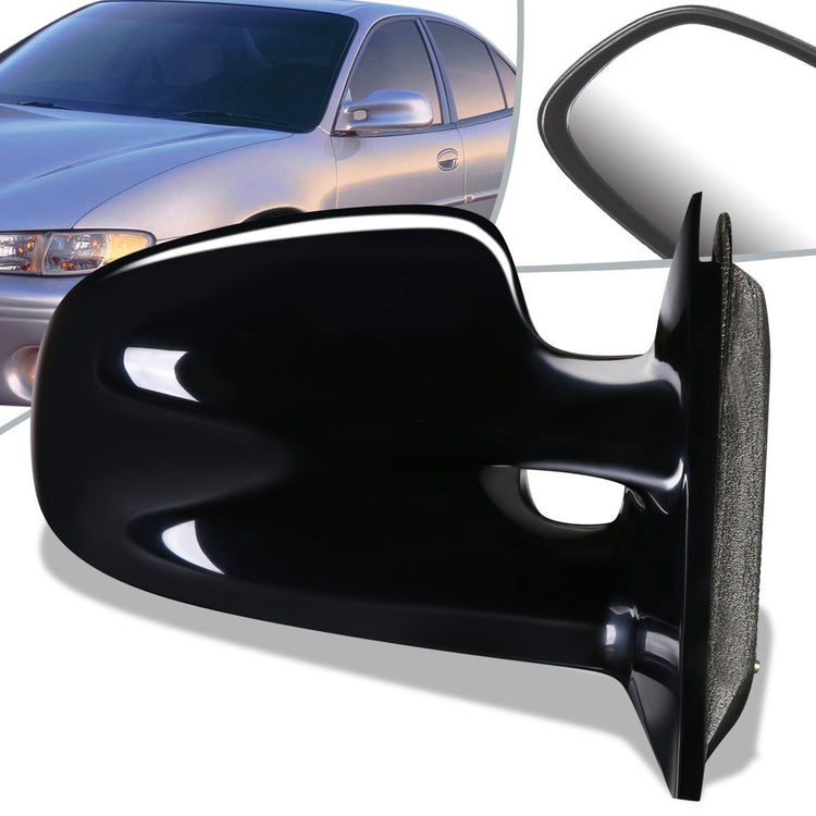 RETROVISOR MIRROR - OEM - 97-03 PONTIAC GRAND PRIX - POWERED - PAINTABLE - BLACK - RIGHT