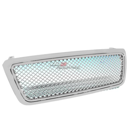 PARRILLA GRILLE - 04-08 FORD F-150 - DIAMOND MESH STYLE - ABS - CHROME