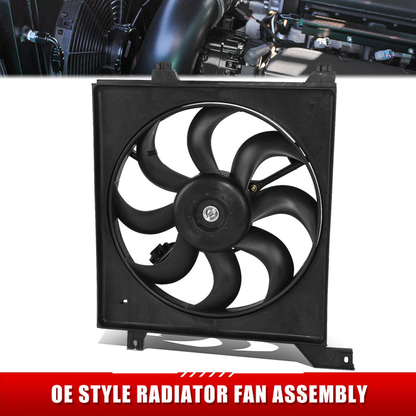 ABANICOS OE STYLE -KIA SPECTRA 2004-2009 / KIA SPECTRA5 2005-2009 - FITS LEFT SIDE 2.0L MODELS