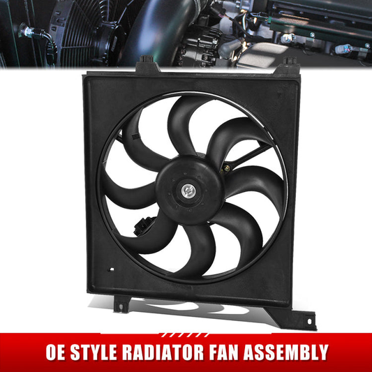 ABANICOS OE STYLE -KIA SPECTRA 2004-2009 / KIA SPECTRA5 2005-2009 - FITS LEFT SIDE 2.0L MODELS