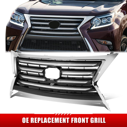 PARRILLA GRILLE - LX GX460 10-13/14-19/20-21/ GRILLE ASS'Y 14-19/ CHROME/BLACK/ W/O CAMERA H.