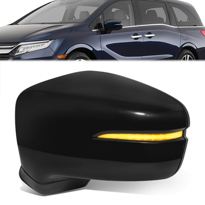 RETROVISOR MIRROR - OE STYLE - HONDA ODYSSEY 18-24 - WITH POWER WITH HEATED GLASS WITH SIGNAL WITH MEMORY - DRIVER SIDE - PAINT TO MATCH - BLACK
