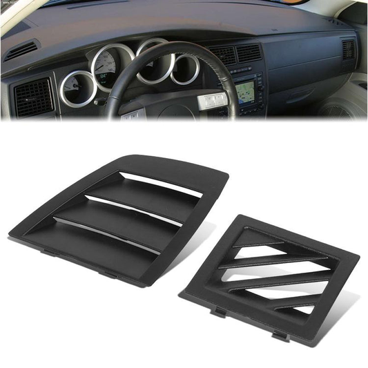 nan DASH BOARD VENT COVER - 2PCS - 05-06 CHRYSLER 300 / 06-07 DODGE CHARGER / 05-07 DODGE MAGNUM - BLACK
