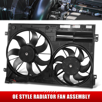 ABANICOS OE STYLE -AUDI A3 2006-2013 / AUDI TT 2008-2015 / VOLKSWAGEN BEETLE 2013-2019 / VOLKSWAGEN CC 2013-2017 / VOLKSWAGEN EOS 2009-2013 / VOLKSWAGEN GOLF 2010-2014 / VOLKSWAGEN GTI 2006-2014 / VOLKSWAGEN JETTA 2006-2018 / VOLKSWAGEN PASSAT 2006-2015 /