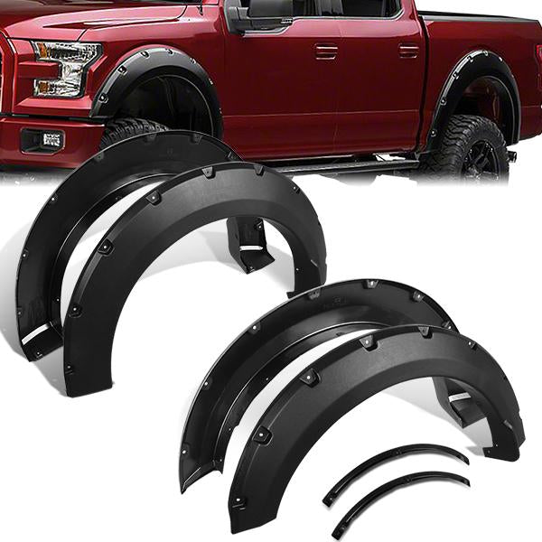 CANTONERAS 15-17 FORD F-150 MODELS WITHOUT TECH PACKAGE - POCKET STYLE - MATTE BLACK