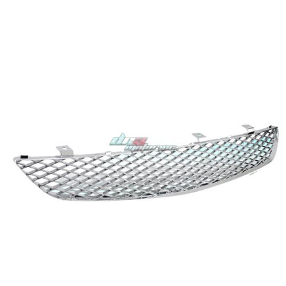 PARRILLA GRILLE - 03-05 HONDA CIVIC - DIAMOND MESH STYLE - ABS - CHROME