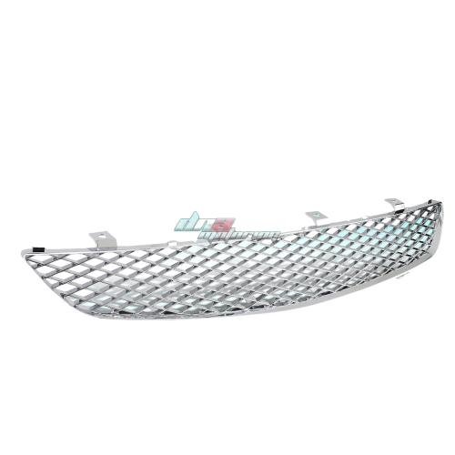 PARRILLA GRILLE - 03-05 HONDA CIVIC - DIAMOND MESH STYLE - ABS - CHROME