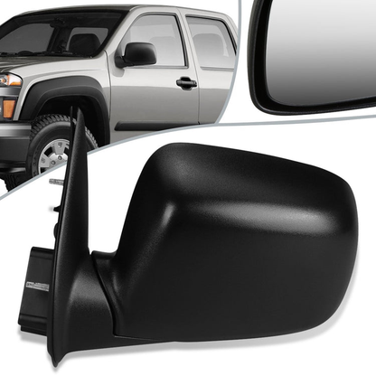 RETROVISOR MIRROR - OEM - 04-12 CHEVY COLORADO / 04-12 GMC CANYON - MANUAL - TEXTURED - BLACK - LEFT