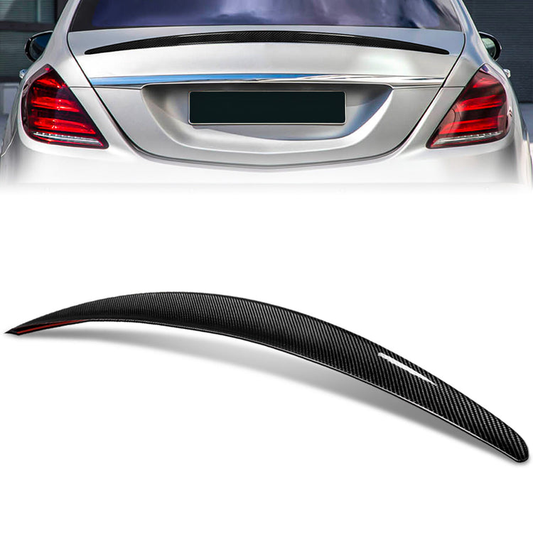 SPOILER CAR TRUNK SPOILER - 14-20 MERCEDES-BENZ S63 AMG / 15-20 MERCEDES-BENZ S65 AMG / 16-17 MERCEDES-BENZ S63L AMG / 16-17 MERCEDES-BENZ S65L AMG / 18-20 MERCEDES-BENZ S450 / 19-20 MERCEDES-BENZ S450L / 14-17 MERCEDES-BENZ S550 / 15-16 MERCEDES-BENZ
