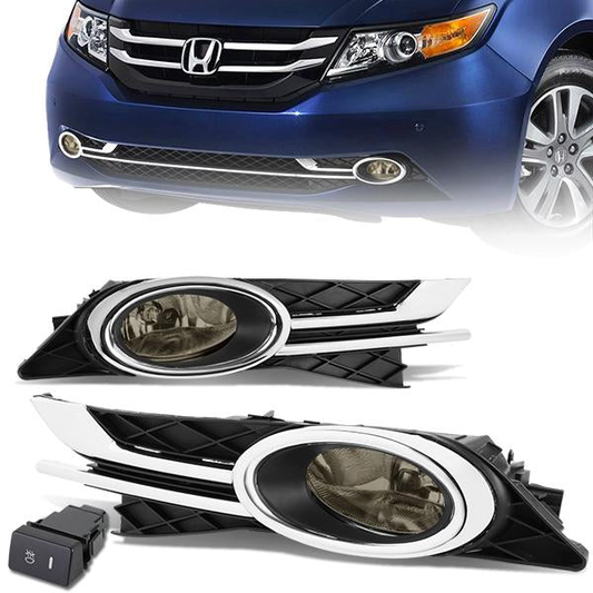 FAROS DE NIEBLA 14-16 HONDA ODYSSEY - WITH SWITCH, BEZEL - H11 BULB - SMOKE