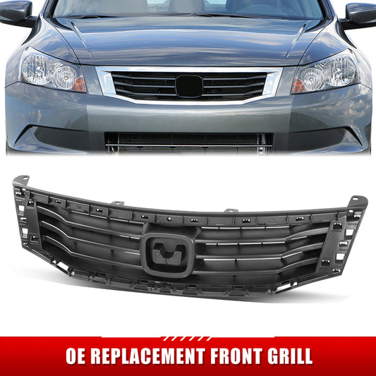PARRILLA GRILLE - HD ACORD 08-12/ GRILLE ASS'Y 08-10/ MAT-BLACK (4D)//PARTS.NO,HO1200189//OEM NO,71121TA0A00
