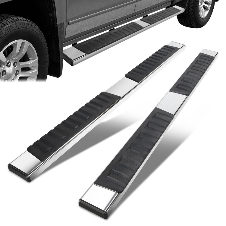 ESTRIBOS 07-18 CHEVY SILVERADO 1500 CREW CAB / 07-19 CHEVY SILVERADO 2500HD 3500HD CREW CAB / 07-18 GMC SIERRA 1500 CREW CAB / 07-19 GMC SIERRA 2500HD 3500HD CREW CAB - DOES NOT FIT DIESEL MODELS EQUIPPED WITH DEF TANK