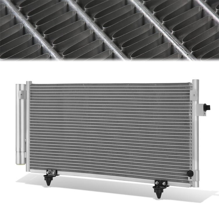 CONDENSADOR SUBARU CROSSTREK 2016-2017 / SUBARU FORESTER 2009-2013 / SUBARU IMPREZA 2008-2016 / SUBARU XV CROSSTREK 2013-2015 - ALUMINUM - SILVER