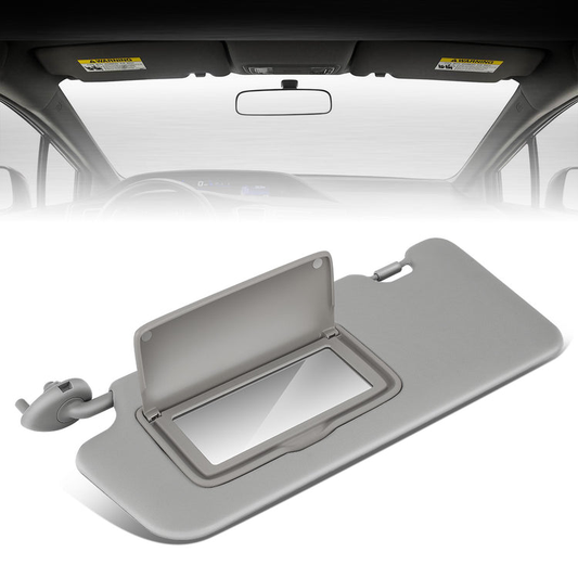 nan SUN VISOR - 12-15 HONDA CIVIC - CLEAR GRAY