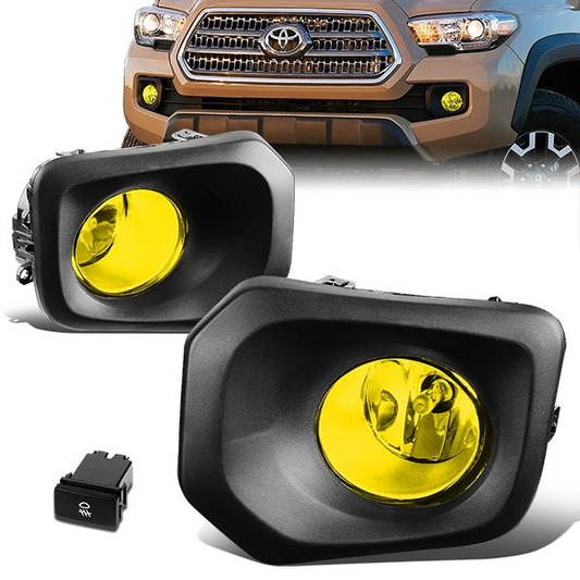 FAROS DE NIEBLA 16-20 TOYOTA TACOMA - WITH SWITCH, BEZEL - H11 BULB - AMBER