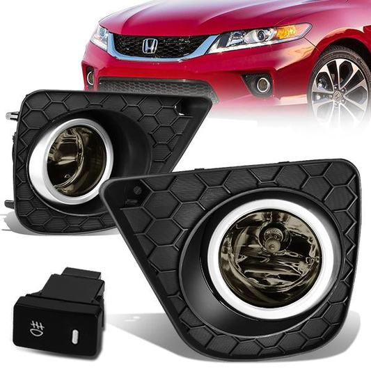 FAROS DE NIEBLA 13-15 HONDA ACCORD COUPE 2-DR - WITH SWITCH, BEZEL - H11 BULB - SMOKE