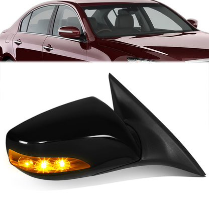 RETROVISOR MIRROR - OE STYLE - HYUNDAI GENESIS COUPE 2010-2016 - WITH POWER WITH TURN SIGNAL - PASSENGER RIGHT SIDE - BLACK