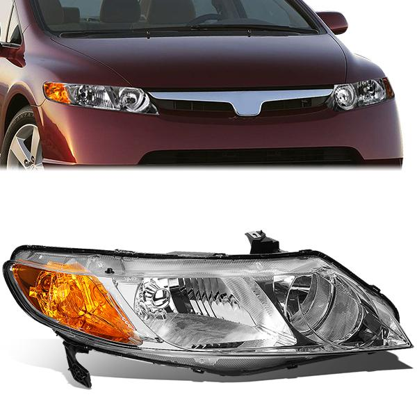 FAROS OE STYLE - 06-11 HONDA CIVIC SEDAN - 9006 LOW BEAM / 9005 HIGH BEAM - RIGHT
