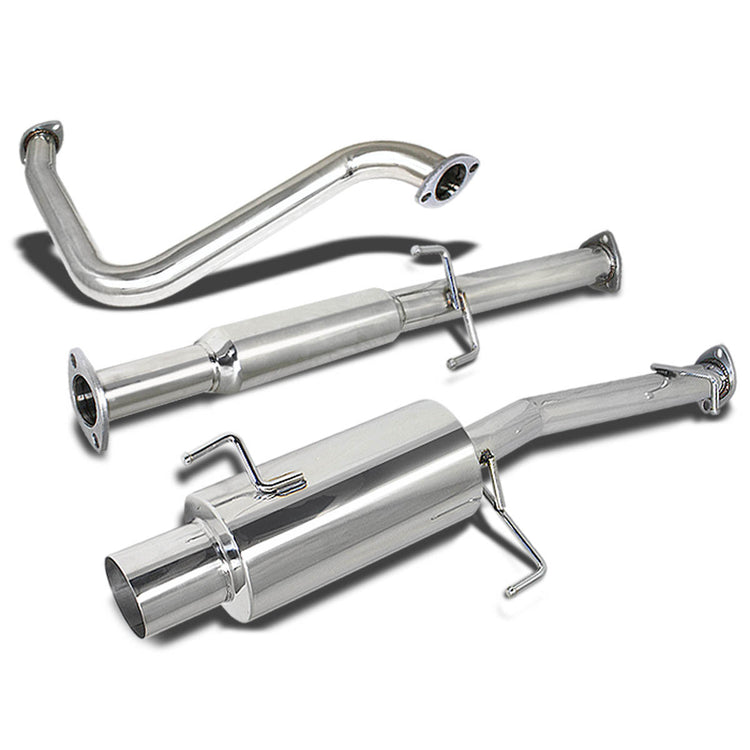 TUBERIA CATBACK CATBACK - 92-96 HONDA PRELUDE - SINGLE TIP - STAINLESS STEEL