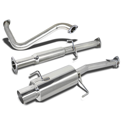 TUBERIA CATBACK CATBACK - 92-96 HONDA PRELUDE - SINGLE TIP - STAINLESS STEEL