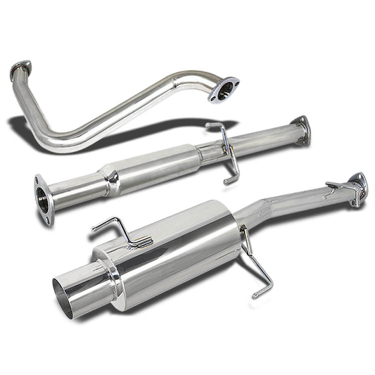 TUBERIA CATBACK CATBACK - 92-96 HONDA PRELUDE - SINGLE TIP - STAINLESS STEEL