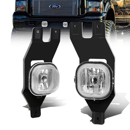 FAROS DE NIEBLA 99-04 FORD F-250, F-350, F-450 - SUPER DUTY / 01-04 FORD EXCURSION 2/4-DR - NO SWITCH - 9145 BULB - CLEAR