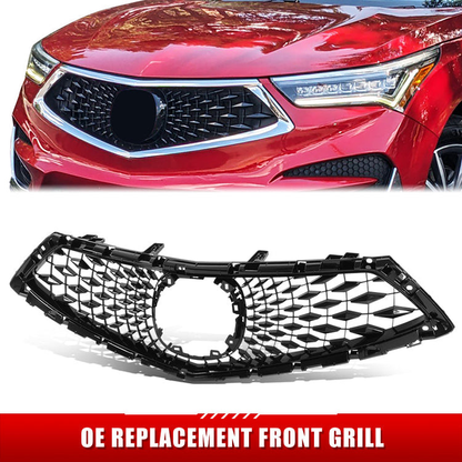 PARRILLA GRILLE - HD RDX '19-ON/ GRILLE ASS'Y/ W/PAINTED BLACK/ (BASE|ELITE|TECHNOLOGY)//PARTS.NO,AC1200132//OEM NO,71121TJBA00