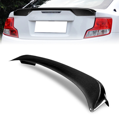 SPOILER CAR TRUNK SPOILER - 11-16 SCION TC - CARBON FIBER BLACK