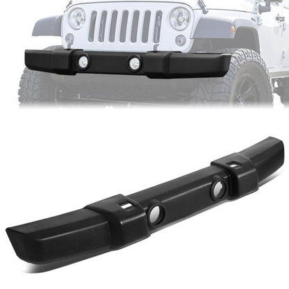 nan FRONT BUMPER COVER - 07-17 JEEP WRANGLER / 2018 WRANGLER JK - FITS MODELS W/ STANDARD DUTY BUMPER COVER, FOG LIGHTS AND TOW HOOK - TEXTURED - BLACK