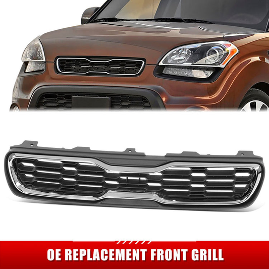 PARRILLA GRILLE - KA  SOL '10-'13/'14-16/'17-19/ GRILLE ASS'Y 13-13/ MAT-BLACK W/SMOKE BLACK MLDG//PARTS.NO,KI1200183//OEM NO,863502K550