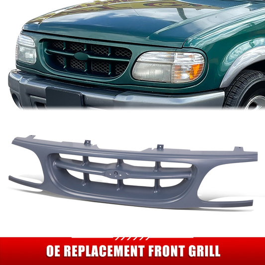 PARRILLA GRILLE - FD EXP '95-'01/EXP SPORT 01-03/ GRILLE ASS'Y/ GLOSS BLACK/ (CENTER SECTION ONLY)//PARTS.NO,FO1200315//OEM NO,F87Z8200PAG