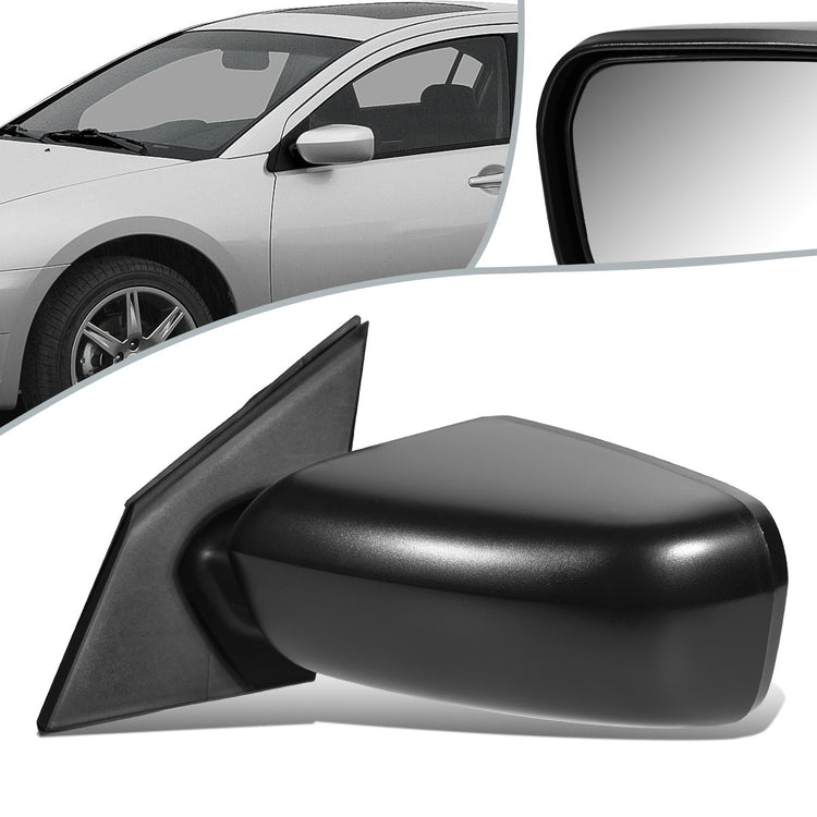 RETROVISOR MIRROR - OEM - 04-08 MITSUBISHI GALANT - POWERED - HEATED - FOLDING - TEXTURED - BLACK - LEFT