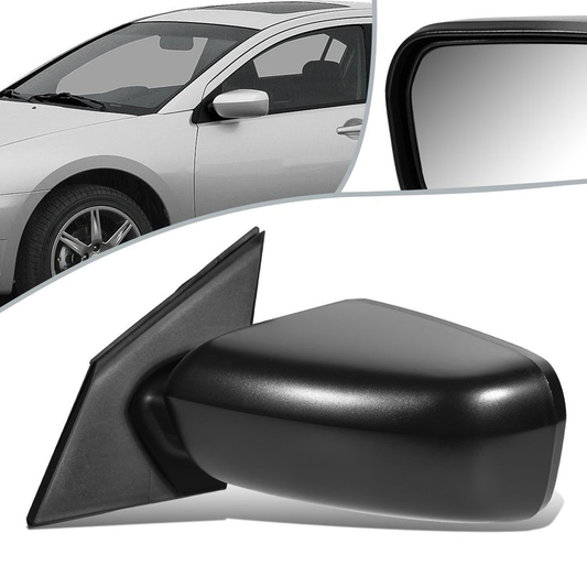 RETROVISOR MIRROR - OEM - 04-08 MITSUBISHI GALANT - POWERED - HEATED - FOLDING - TEXTURED - BLACK - LEFT