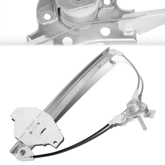 REGULADOR DE VENTANA WINDOW MOTORS & REGULATORS - METALLIC - 99-01 HYUNDAI SONATA - METALLIC - BARE STEEL/PLASTIC