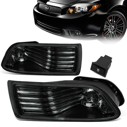 FAROS DE NIEBLA 04-10 SCION TC - W/ SWITCH - H3 BULB - SMOKE