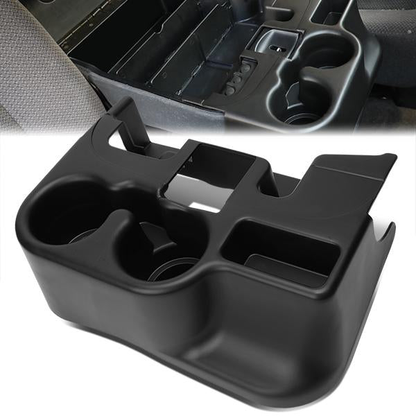 nan CENTER CONSOLE CUP HOLDER - 03-05 DODGE RAM 1500, 2500, 3500 - FITS 06-09 NON-SPORT INTERIOR PACKAGE MODELS / 10-12 NON-LARAMIE MODELS - FITS MODELS WITH 40/20/40 SPLIT SEATS - BLACK