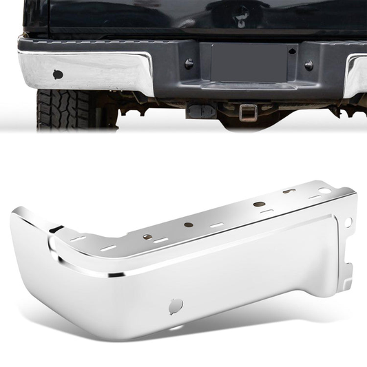 DEFENSA 09-14 FORD F-150, FITS FLEETSIDE MODELS ONLY WITH PARKING SENSOR HOLES - CHROME - LEFT